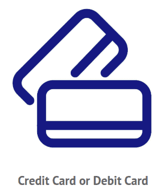 Credit or debit card